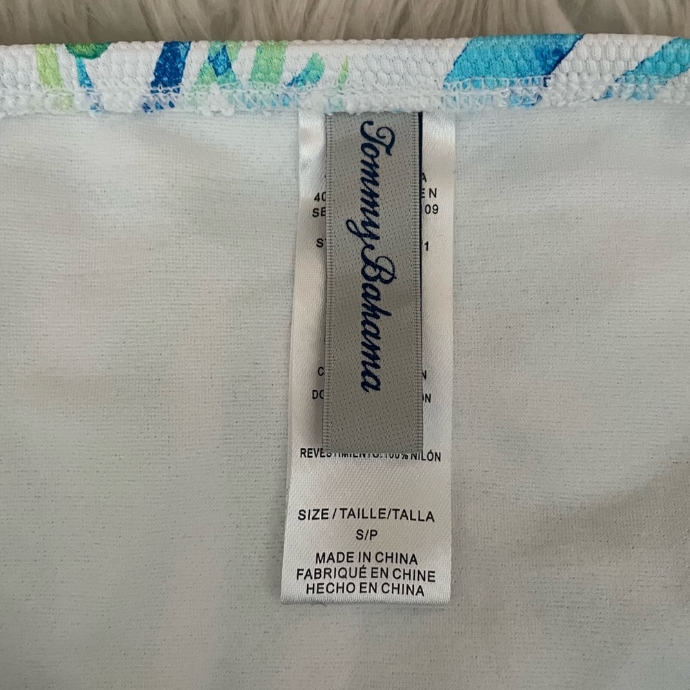 {Tommy Bahama} Island Cays Seafrond Rashguard & Swim Skort - Womens Small - Picture 15 of 16